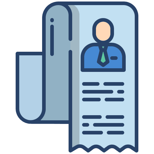 Document user profiles scenario files and folders icon