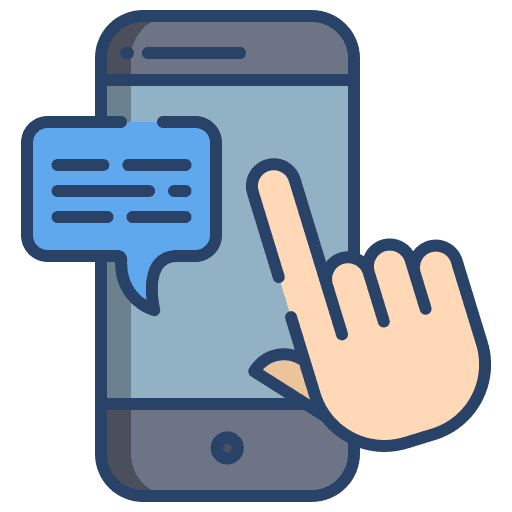 Smartphone text electronics ui icon