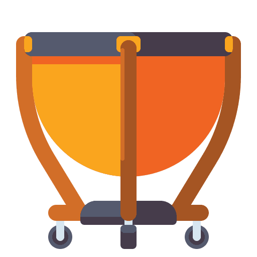 Timpani musical instrument orchestra timpani icon