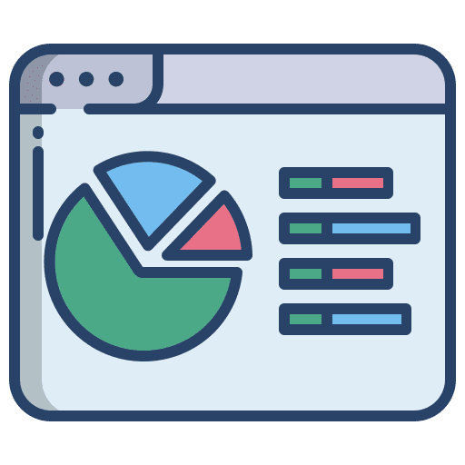 Report search computer web icon