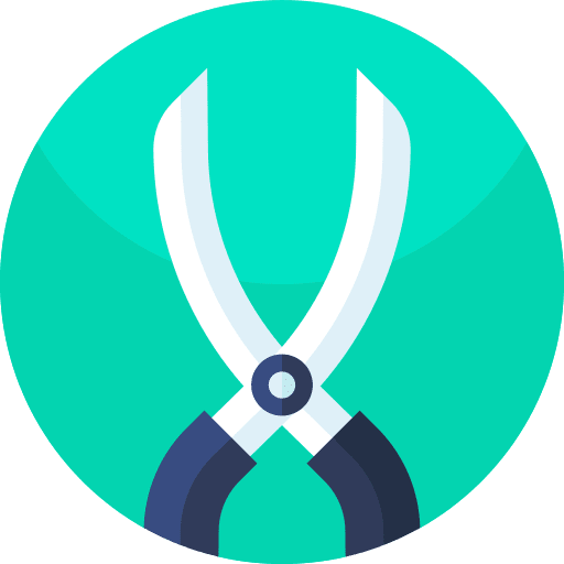 Cutter cut garden blade icon