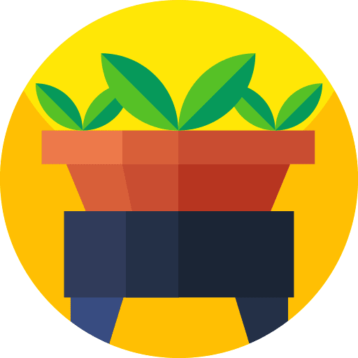 Plant pot plant decoration farming and gardening icon