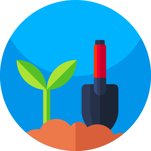 Planting planting growth hand icon