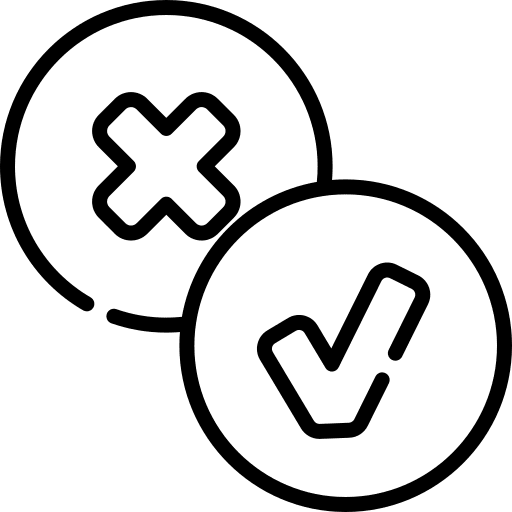 Evaluation good bad evaluation ui icon