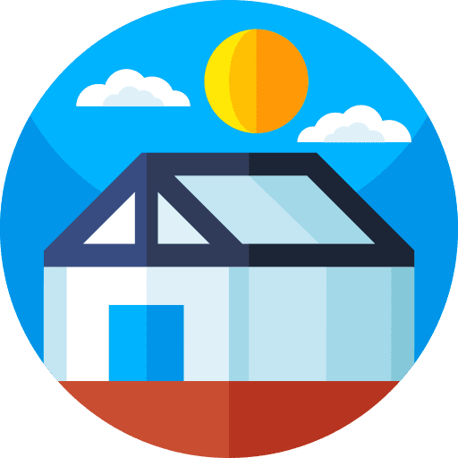 Greenhouse greenhouse botanical sprout icon