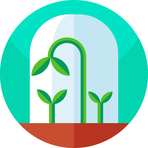 Sprout botanic plant farming and gardening icon