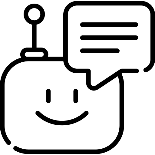 Bot communications computer bot icon