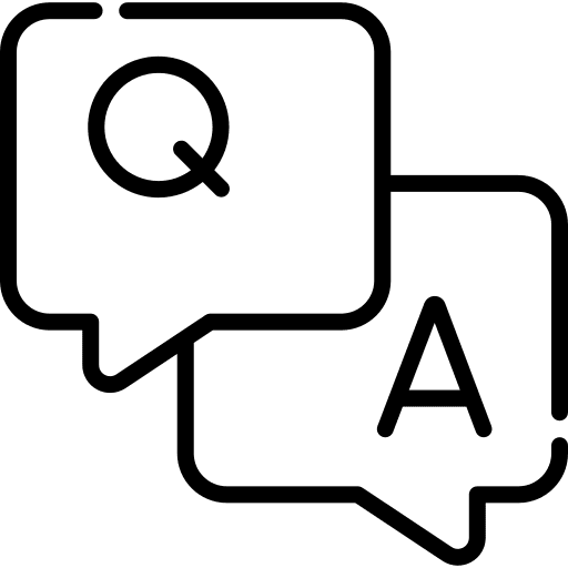 Faq speech bubble communications information icon Faq speech bubble communications information icon