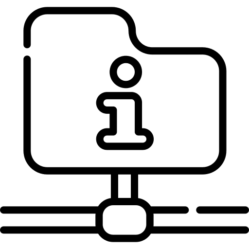 Information connection information info icon Information connection information info icon