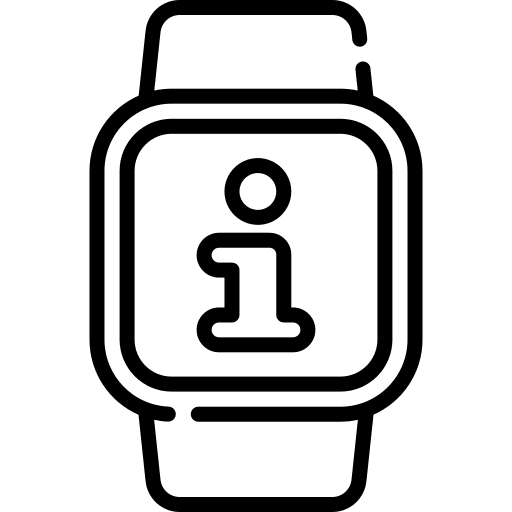 Smart watch smart watch information info icon Smart watch smart watch information info icon