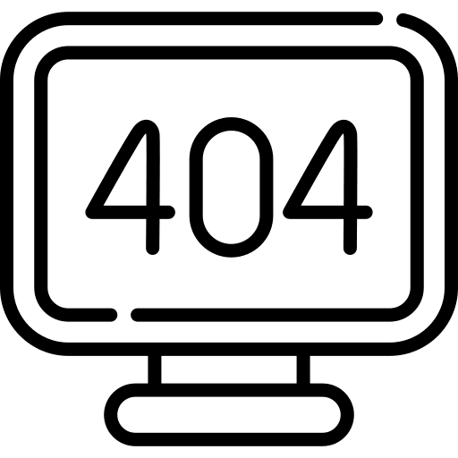 404 error ui computer website icon 404 error ui computer website icon