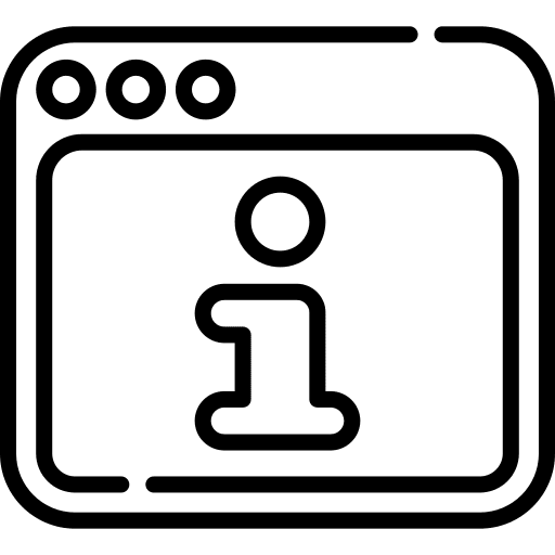 Information ui info browser icon Information ui info browser icon