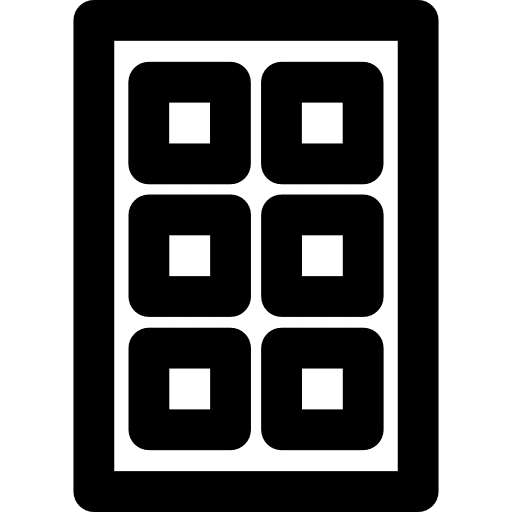 Door for a building entrance door buildings tablet icon