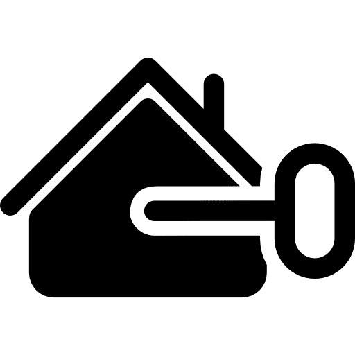 Key home house door key door icon