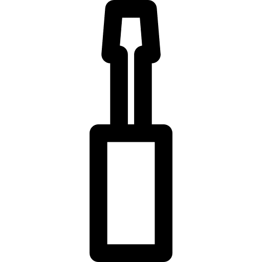 Screwdriver single screw repair tool gear icon