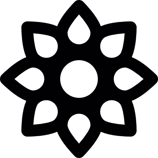 Tiny flower  ornament ornamental floral icon