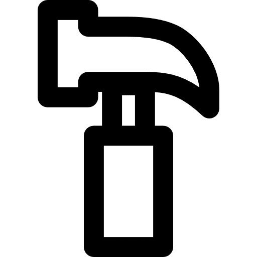 Hammer tools tools and utensils hammers icon