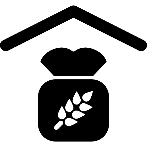 Harvest bag of cereal cereals bags food icon