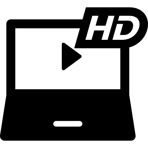 Hd video video player high definition play button icon Hd video video player high definition play button icon