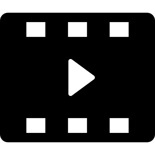 Big play button multimedia option video play technology icon Big play button multimedia option video play technology icon