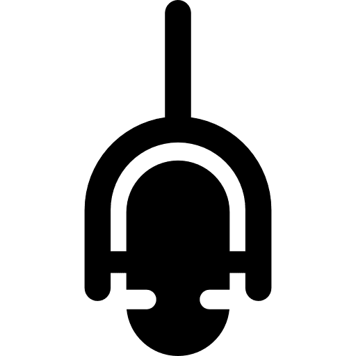 Studio mic singer technology microphone icon Studio mic singer technology microphone icon