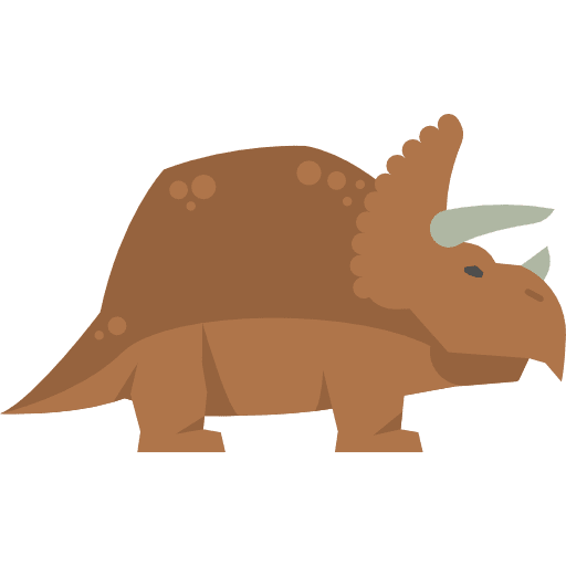 Triceratops wild life animals extinct icon Triceratops wild life animals extinct icon