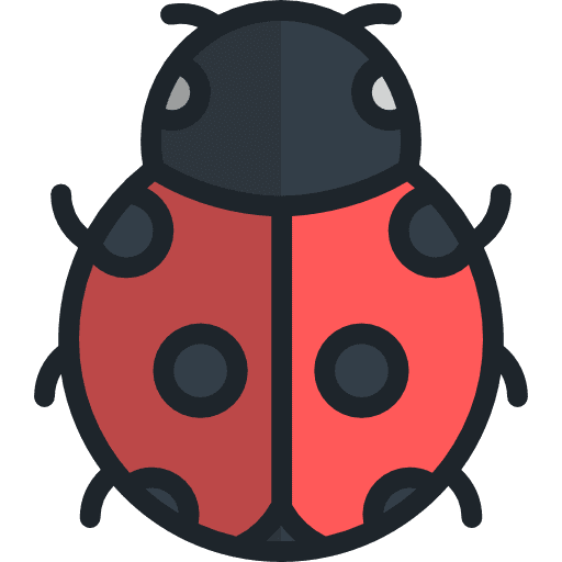 Ladybug insect animal kingdom ladybug icon