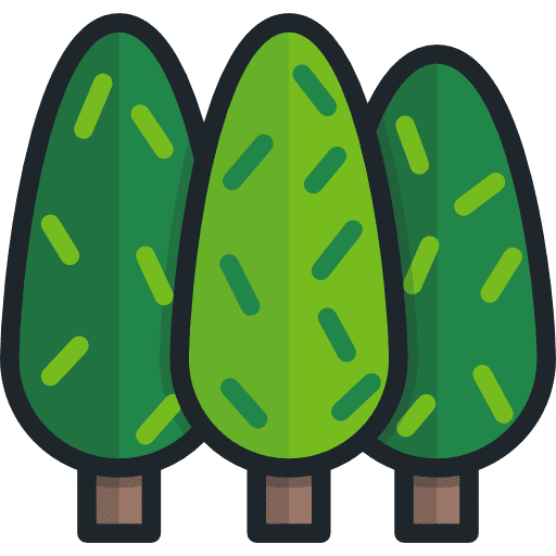 Forest forest garden trees icon Forest forest garden trees icon