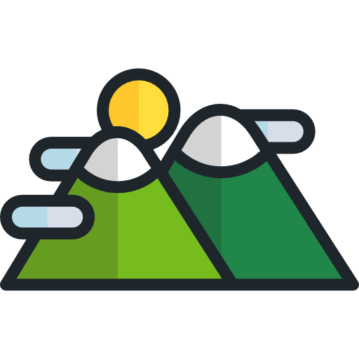 Mountain mountain view altitude landscape icon Mountain mountain view altitude landscape icon