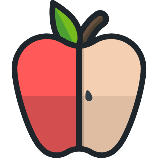 Apple organic food fruit icon Apple organic food fruit icon