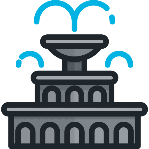 Fountain fountain architecture and city park icon Fountain fountain architecture and city park icon