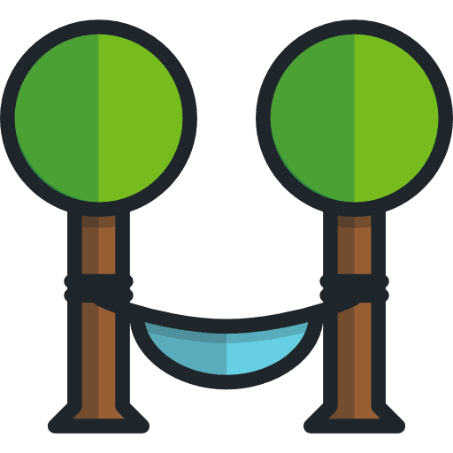 Hammock beach palm trees nature icon Hammock beach palm trees nature icon