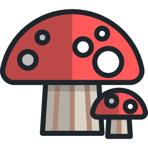 Mushroom nature muscaria fungi icon Mushroom nature muscaria fungi icon