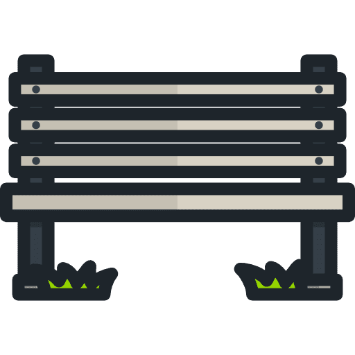 Bench seat bench park icon Bench seat bench park icon