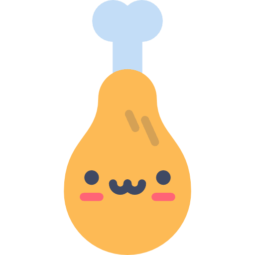 Chicken leg chicken leg turkey leg fried chicken icon