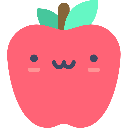 Apple fruit food and restaurant apple icon