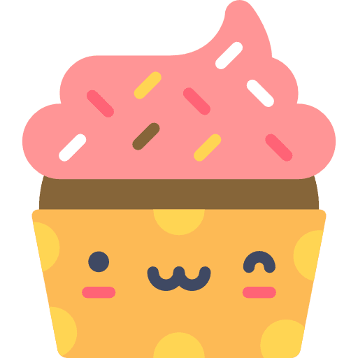 Cupcake bakery food and restaurant food icon