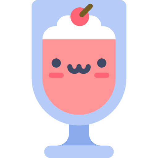 Milkshake chocolate drink food and restaurant icon