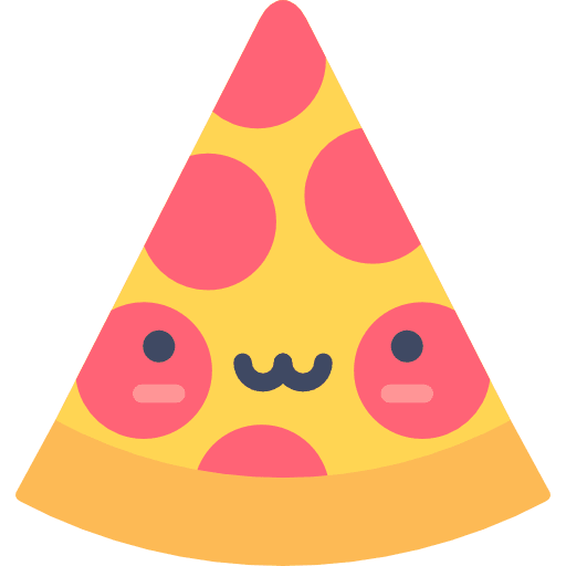 Pizza fast food food and restaurant italian food icon