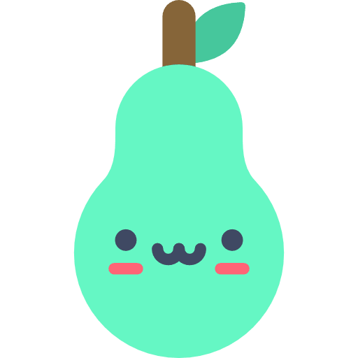 Pear pear food and restaurant vegetarian icon