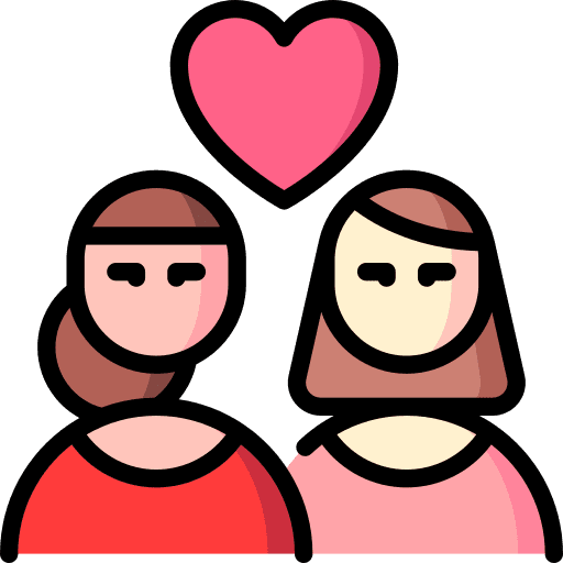 Valentines heart romance love icon