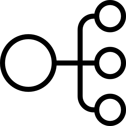 Network social media share connector icon