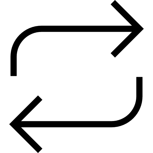 Replay spin looping arrows icon