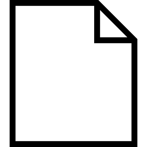 File document interface file icon