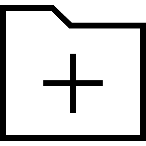 Folder data storage office material storage icon