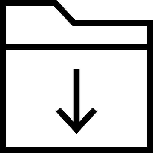 Folder file storage data storage storage icon