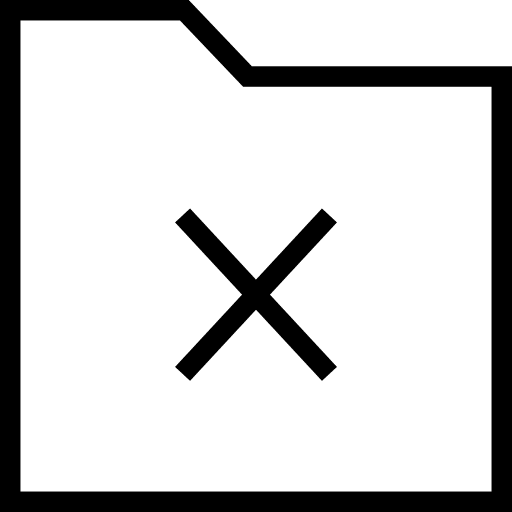 Folder office material file storage data storage icon