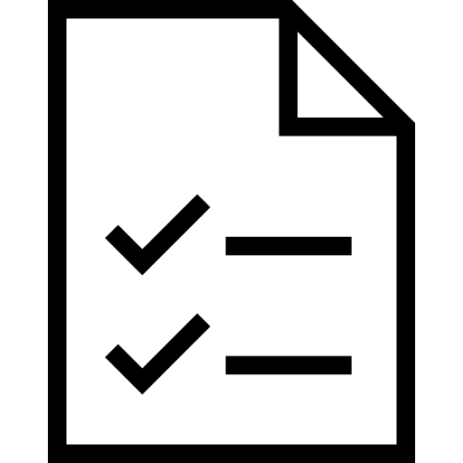 List list checking apply icon