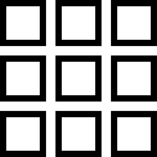 Menu multimedia button interface icon