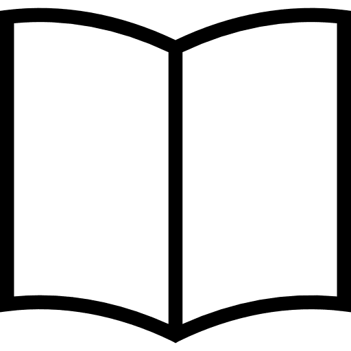 Open book education library reading icon